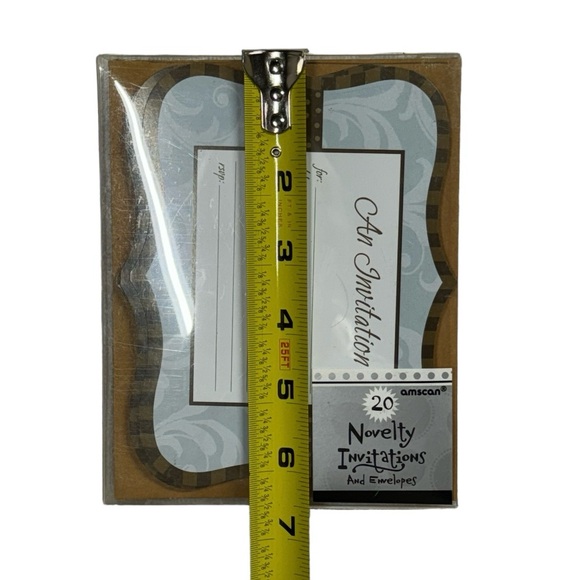 Amscan novelty invitations and envelopes. Set of 20 brand new in package! - Picture 3 of 6